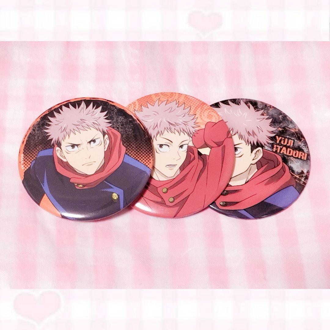 呪術廻戦 虎杖悠仁 缶バッジ - メルカリ