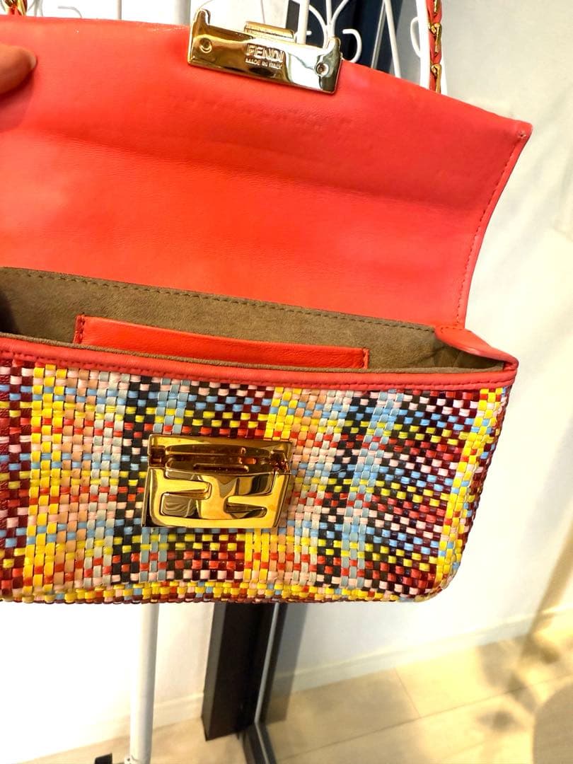 極美品❤︎パリ本店購入FENDI マルチカラー ショルダーバッグアンティーク