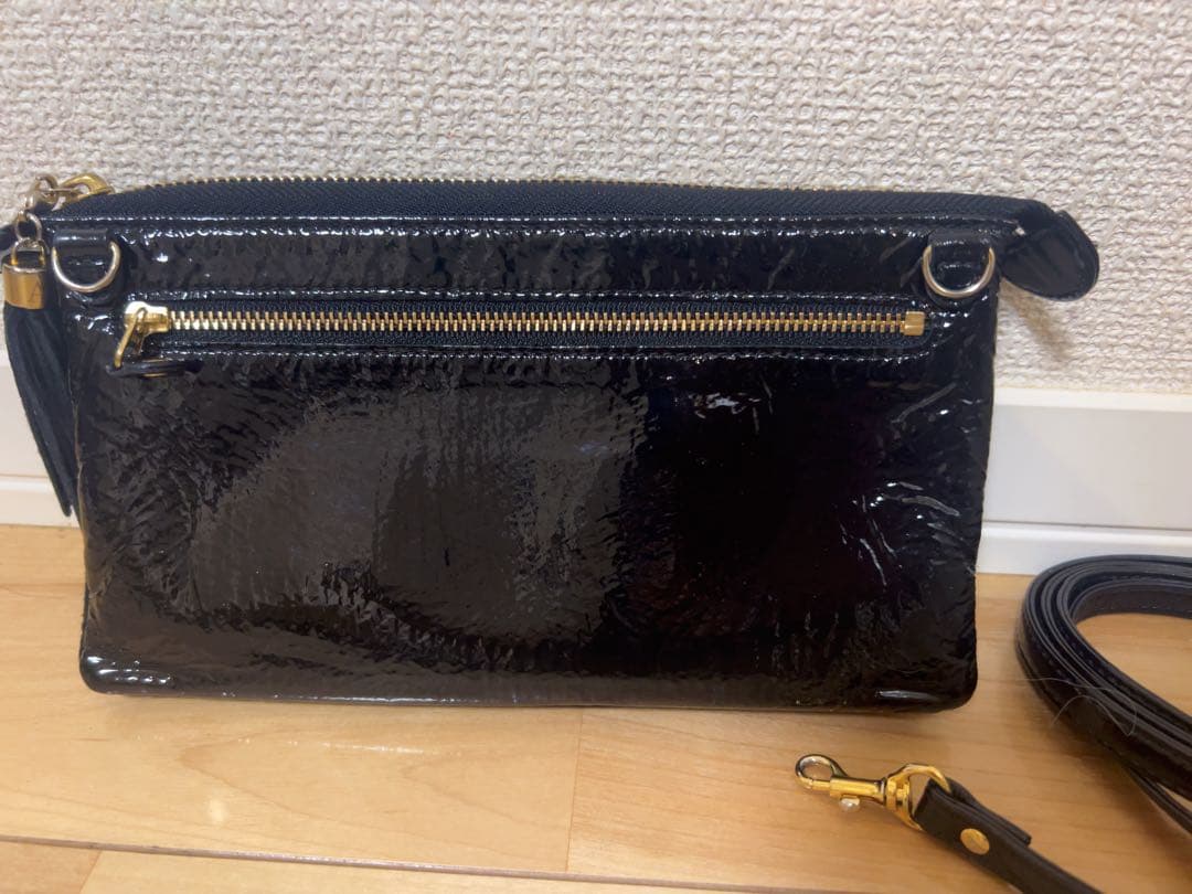 アタオ ATAO ブーブー お財布 ショルダーバッグ ブラック 黒