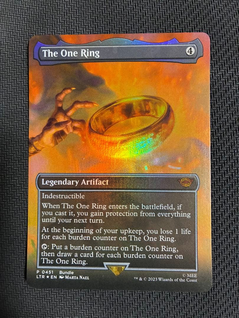 一つの指輪　The One Ring マジックザギャザリング　mtg foil 一つの指輪 MTG The One Ring - マジック：ザ・ギャザリング 一つの
