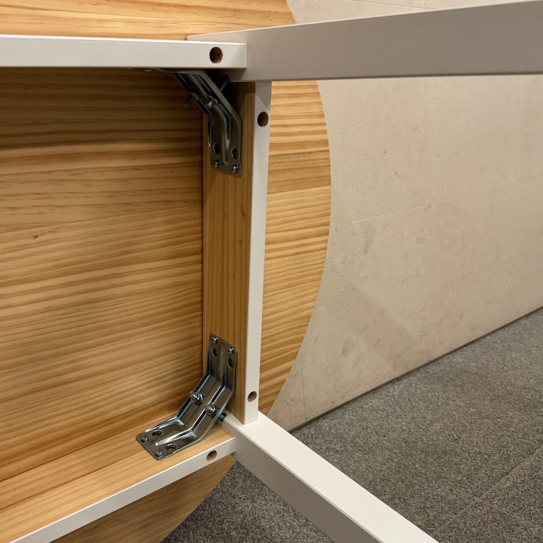 IKEA ピントルプ テーブル パイン材 85×75cm ナチュラル