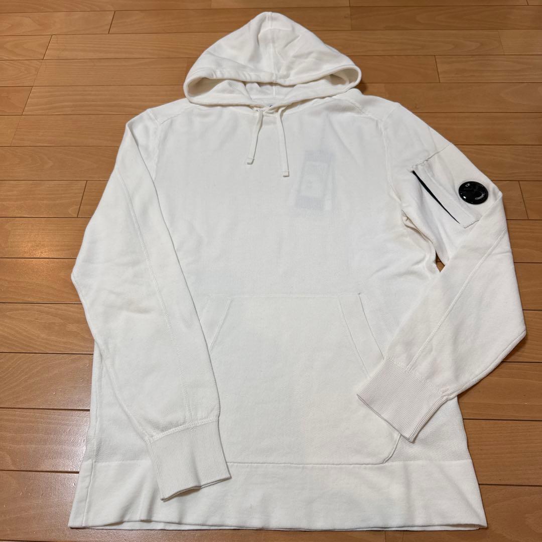 新品　C.P.COMPANYシーピーカンパニー　パーカーレンズ付き　ホワイト48