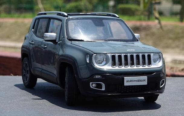 ミニカー 1/18 ジープ レネゲード Jeep Renegade グレー - メルカリ