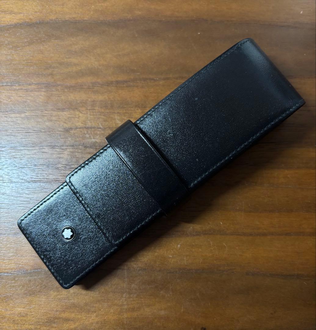 【未使用級】モンブラン レザー　ペンケース マイスターシュテュック メンズ モンブラン ペンケース マイスターシュテュック 1本差しペンポーチ
