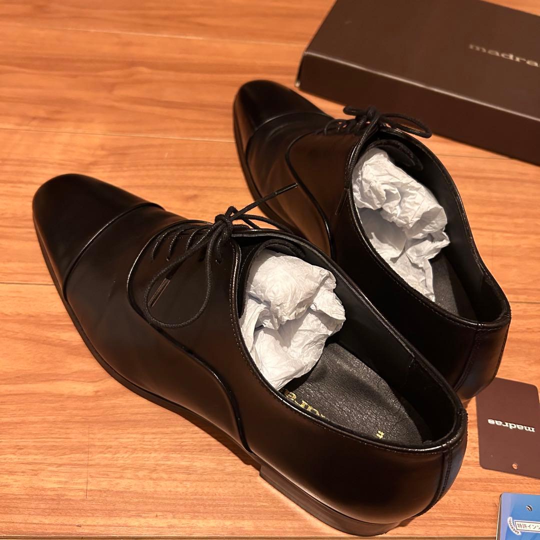 爽健美茶 madras内羽根ストレートチップドレスシューズ