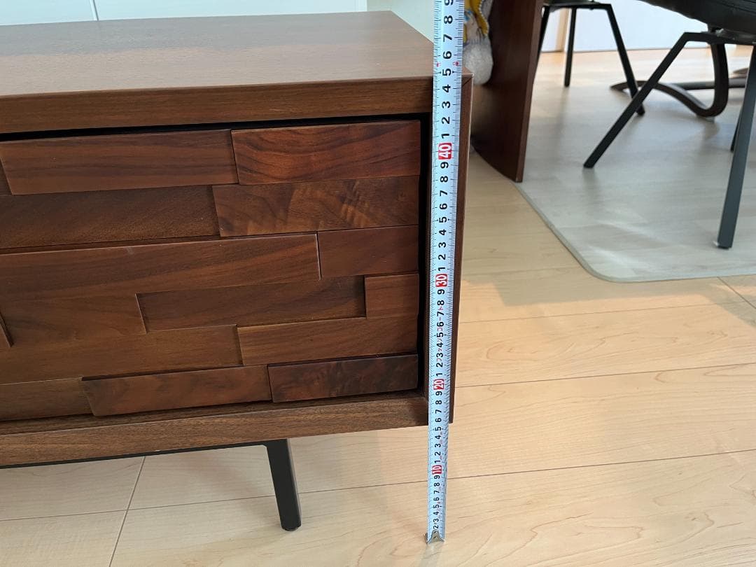 ち*る様 IDC大塚家具カバロ テレビボードW150㎝×D43㎝×H45㎝