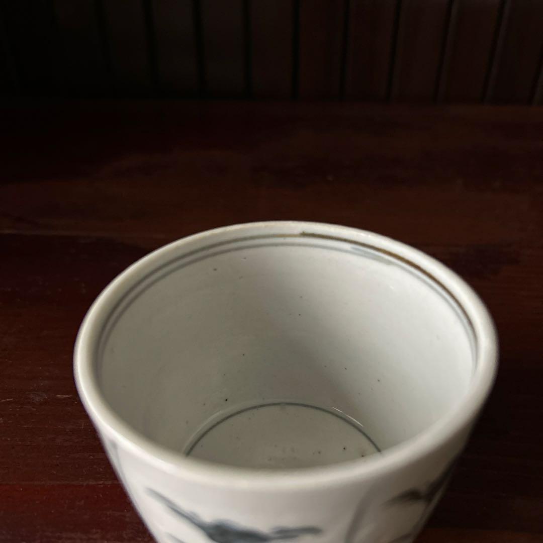 古伊万里染付　猪口　江戸後期