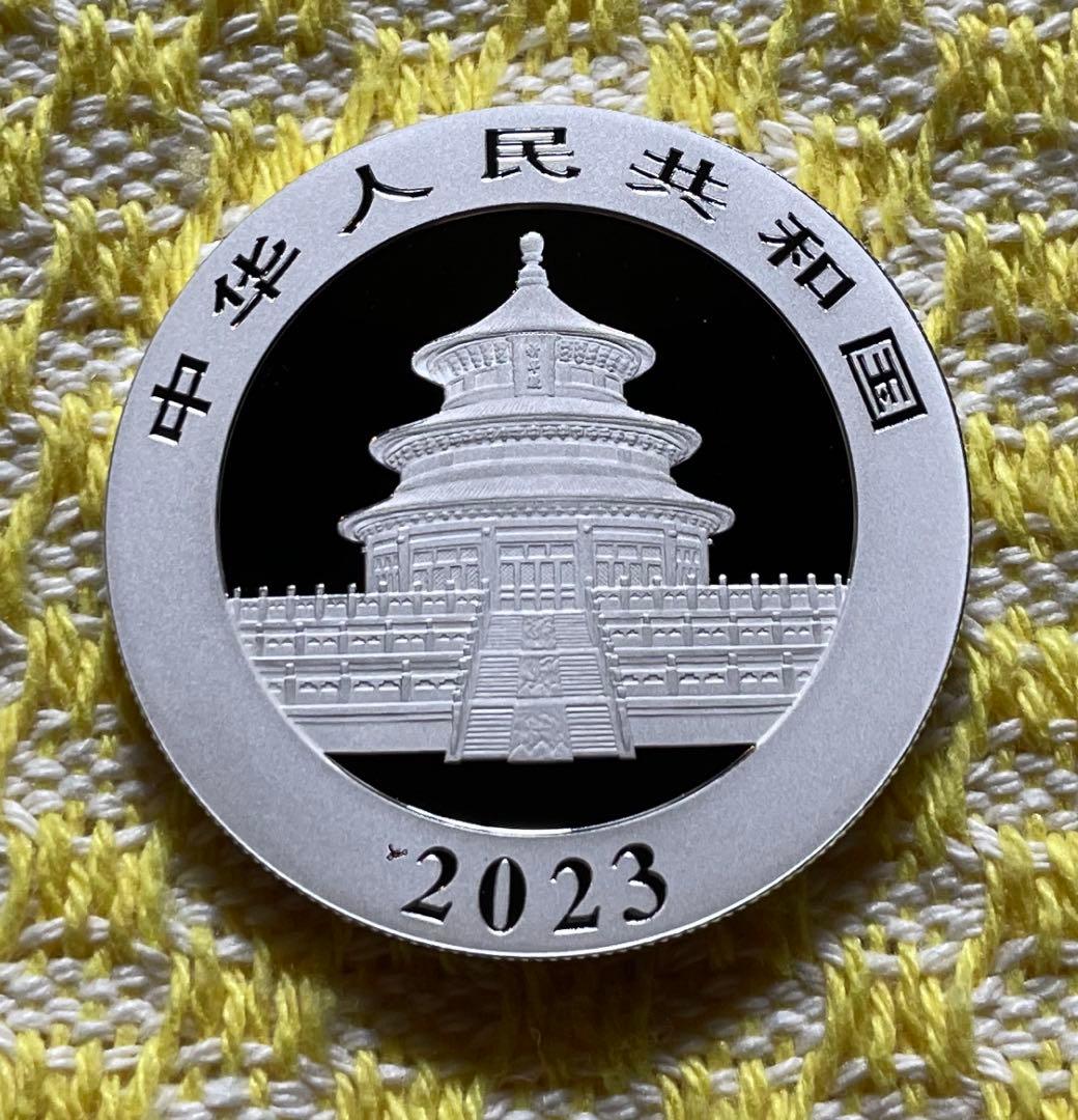 2枚セット　2024年 2023年 パンダ銀貨 30g×2 計2枚