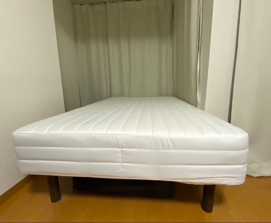 脚付きマットレス ポケットコイル セミダブル