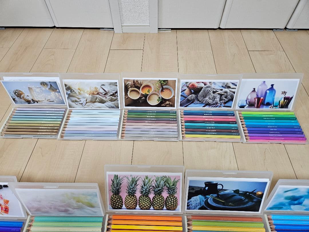 フェリシモ500色の色えんぴつ TOKYO SEEDS 全セット 未使用 希少品