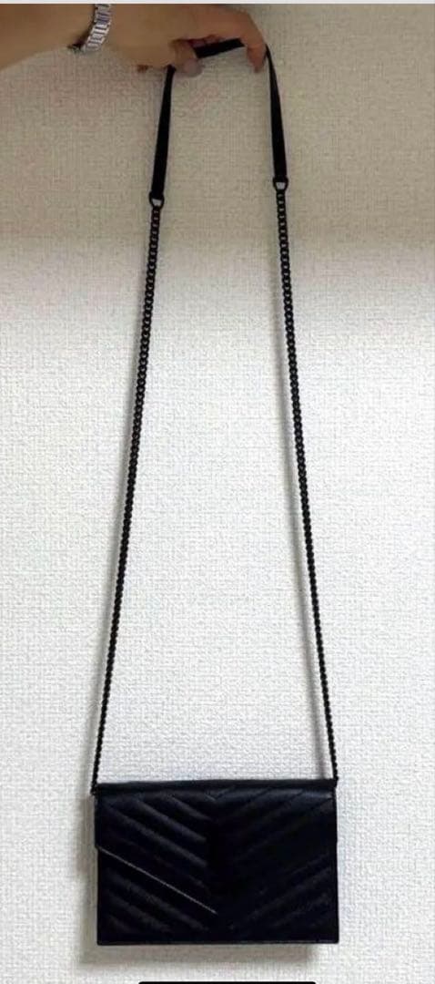 【超美品】SAINT LAURENT ブラック ショルダーバッグ