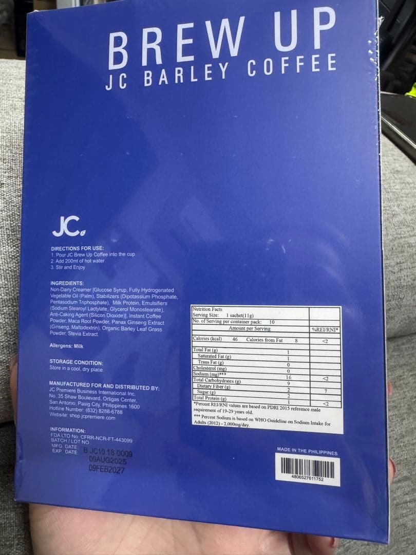 JC Barley Coffee Brew Up (1x10 Stick)x4