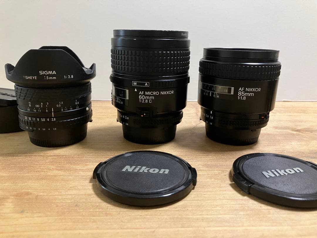 田*中様 Nikon F-801S 一眼レフカメラ レンズ3本付き 美品
