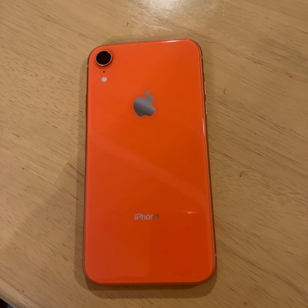 iPhoneXR コーラルピンク128GB SIMフリー