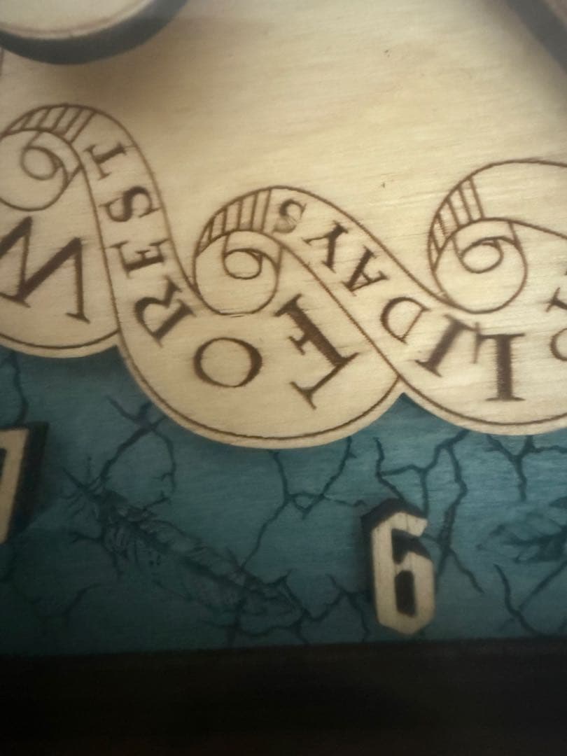 ハリーポッター公式品ウィーズリー家の木製掛け時計 レプリカ アンティーク 限定版