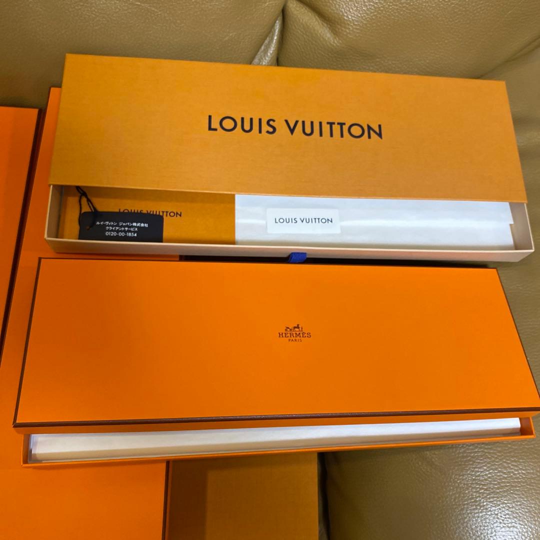 エルメスHERMES ルイヴィトン ネクタイ 空箱紙袋 21点セット