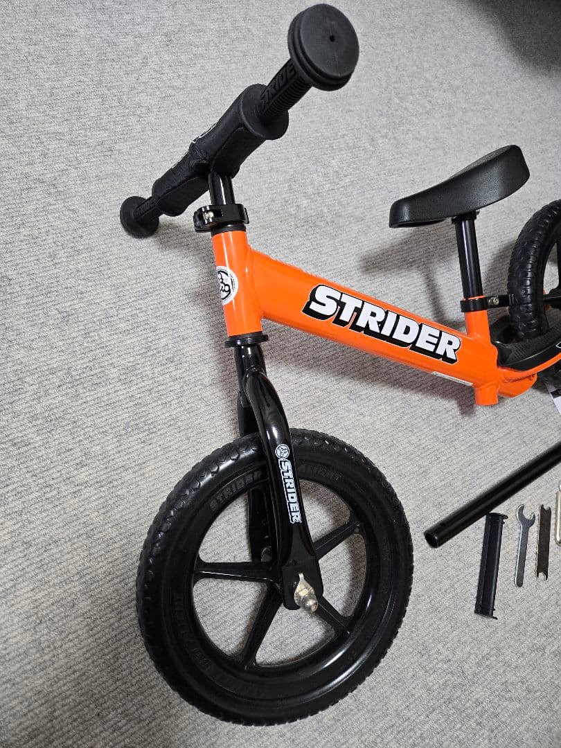 STRIDER 子供用バランスバイク 12インチ オレンジ