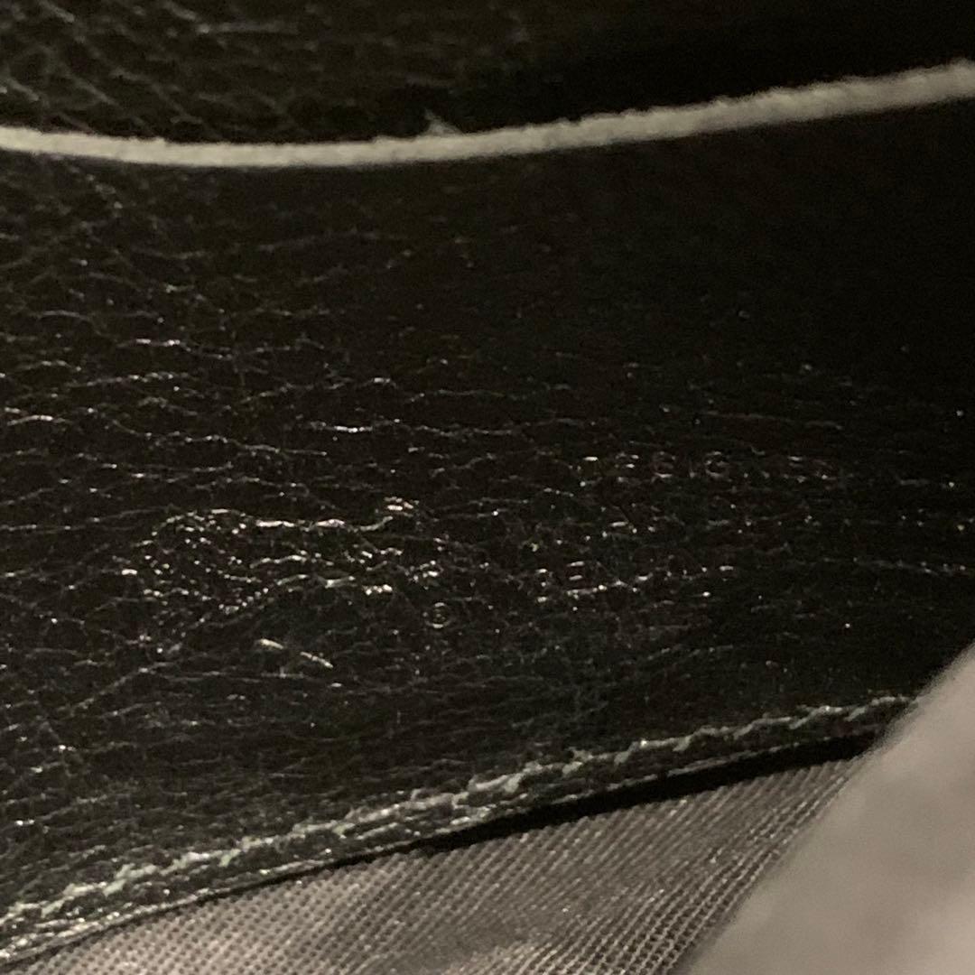 極美品✨イルビゾンテ ショルダーウォレット ブラック ロゴ レザー 革