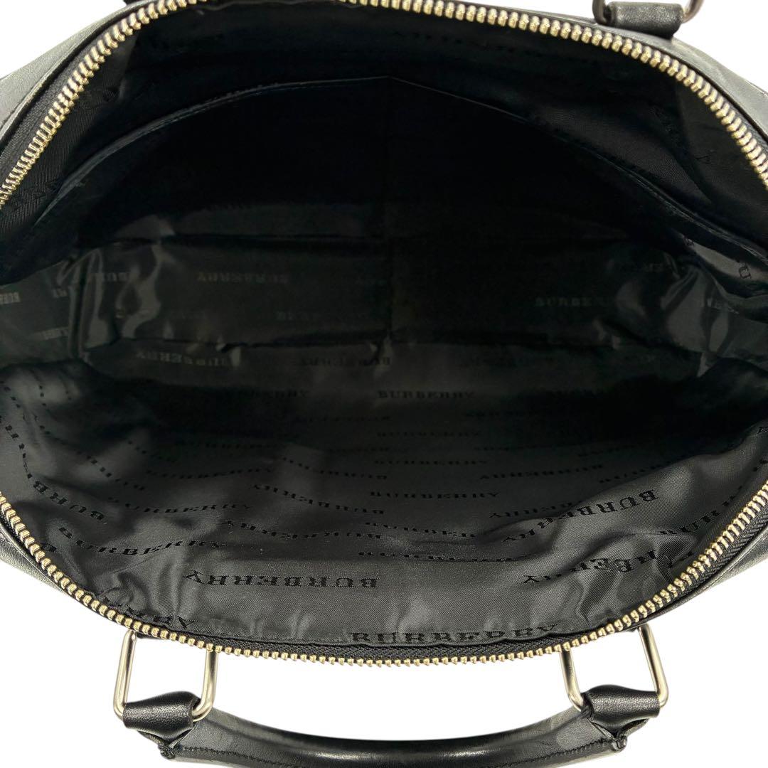 バーバリー　ビジネスバッグ　ブリーフケース　ノバチェック　2way PC収納