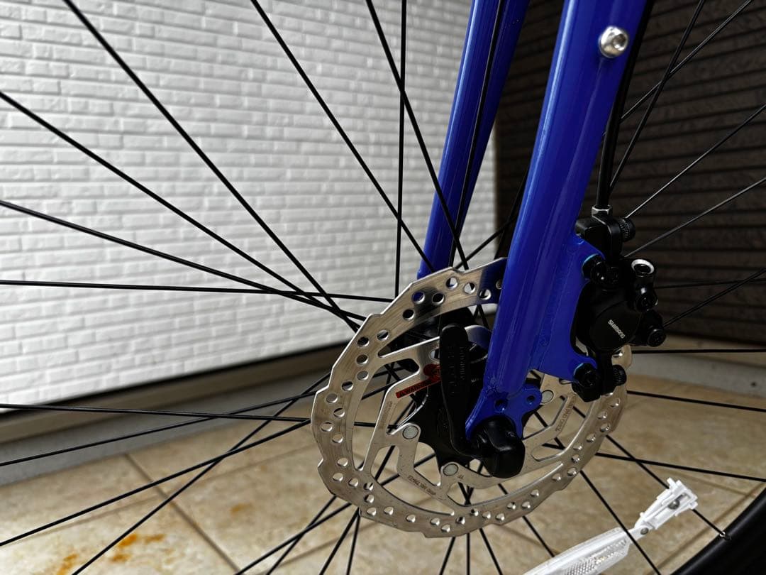 （美品）GIOS ミストラルディスクMISTRAL ジオスブルー　クロスバイク