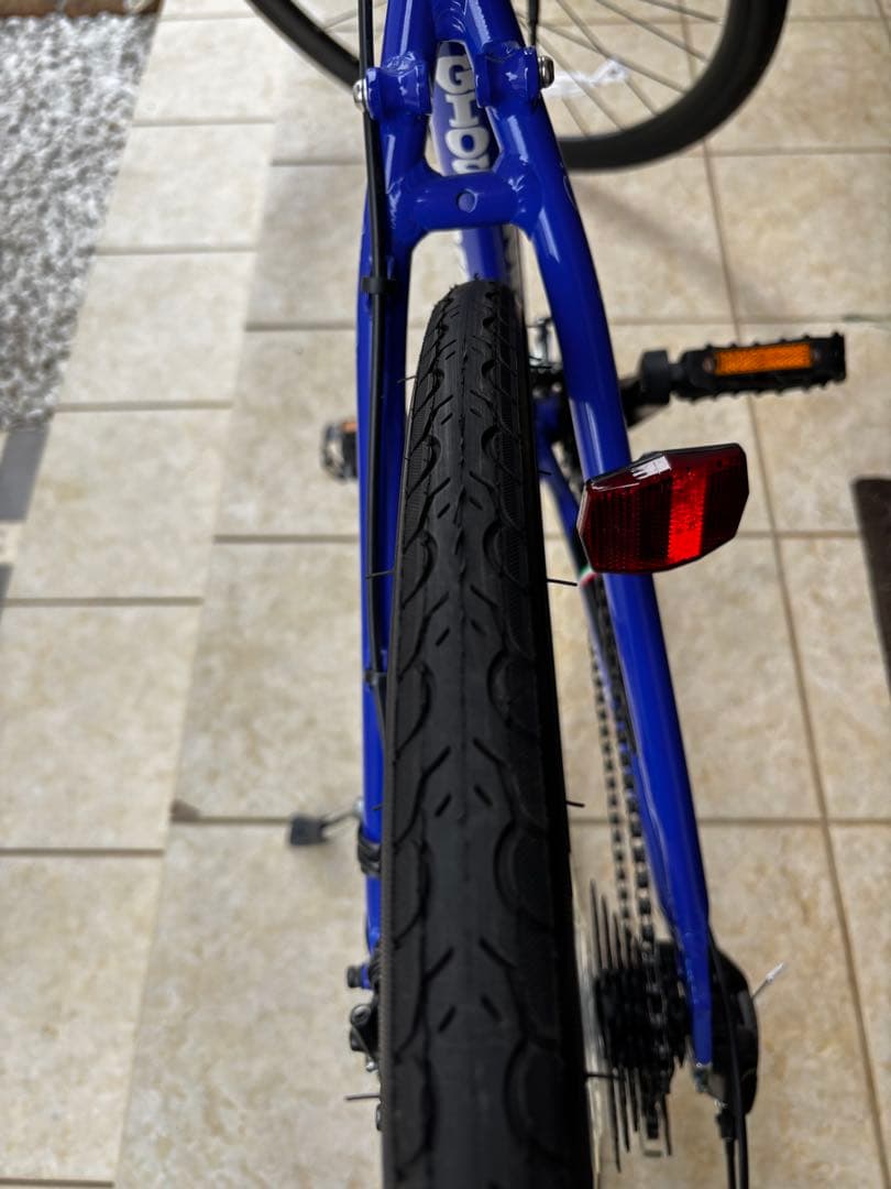 （美品）GIOS ミストラルディスクMISTRAL ジオスブルー　クロスバイク