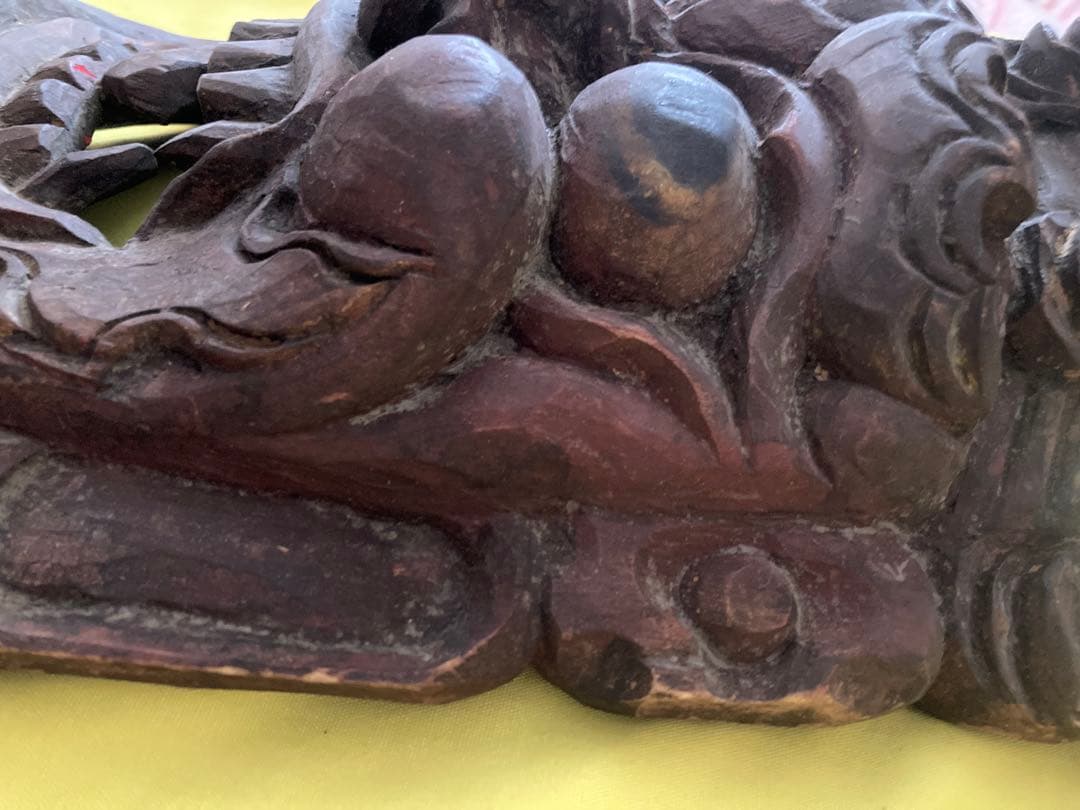 お面 マスク 木製 木彫り 壁掛け オブジェ インテリア エスニック 魔