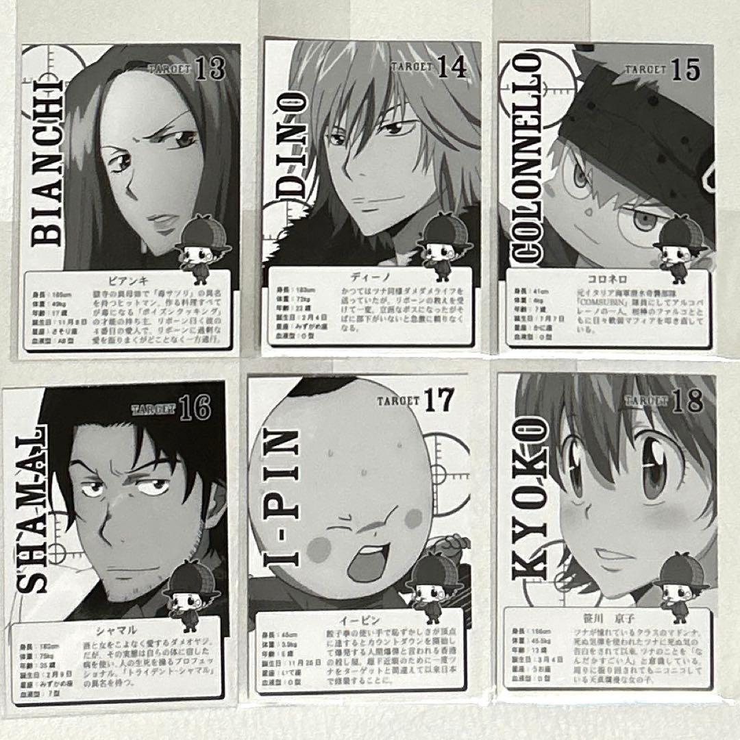 家庭教師ヒットマンリボーン キャラクターカード 24枚