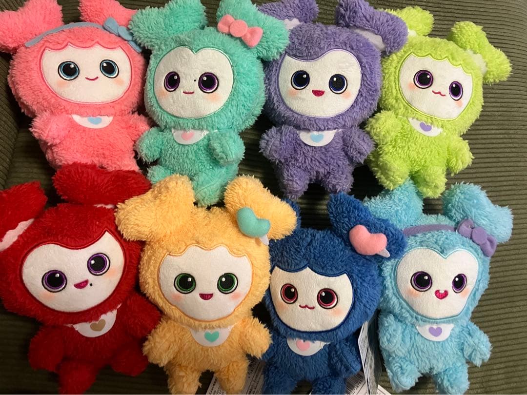 TWICE LOVELYS ふわもこおすわりぬいぐるみ 8種セット gigo限定