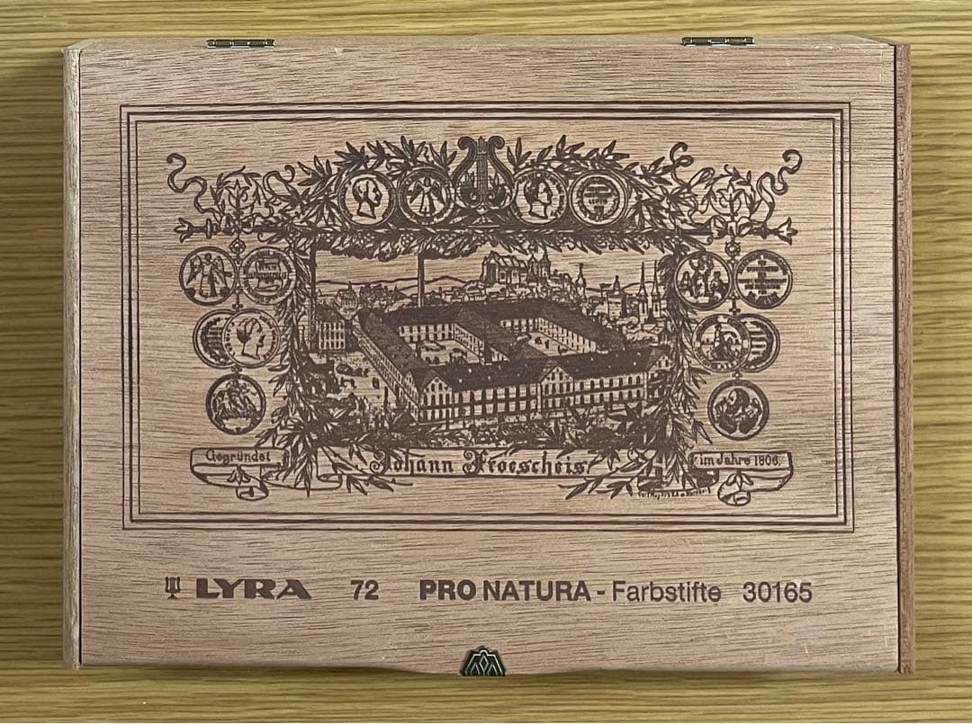 Germany LYRA リラ 色鉛筆72色セット　木製　ドイツ　アンティーク