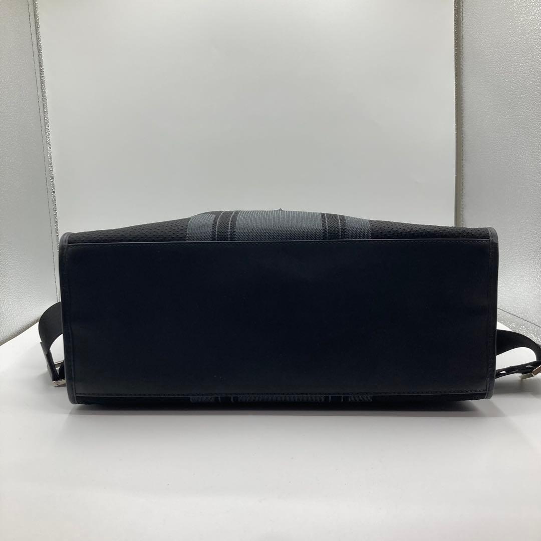 FENDI フェンディ 7VA400 ロゴ メッシュ ビジネスバッグ