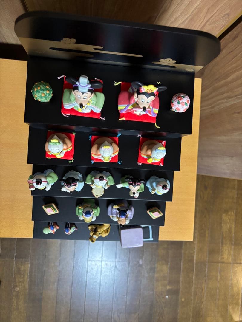 ディズニー　雛人形　ひな人形　五段