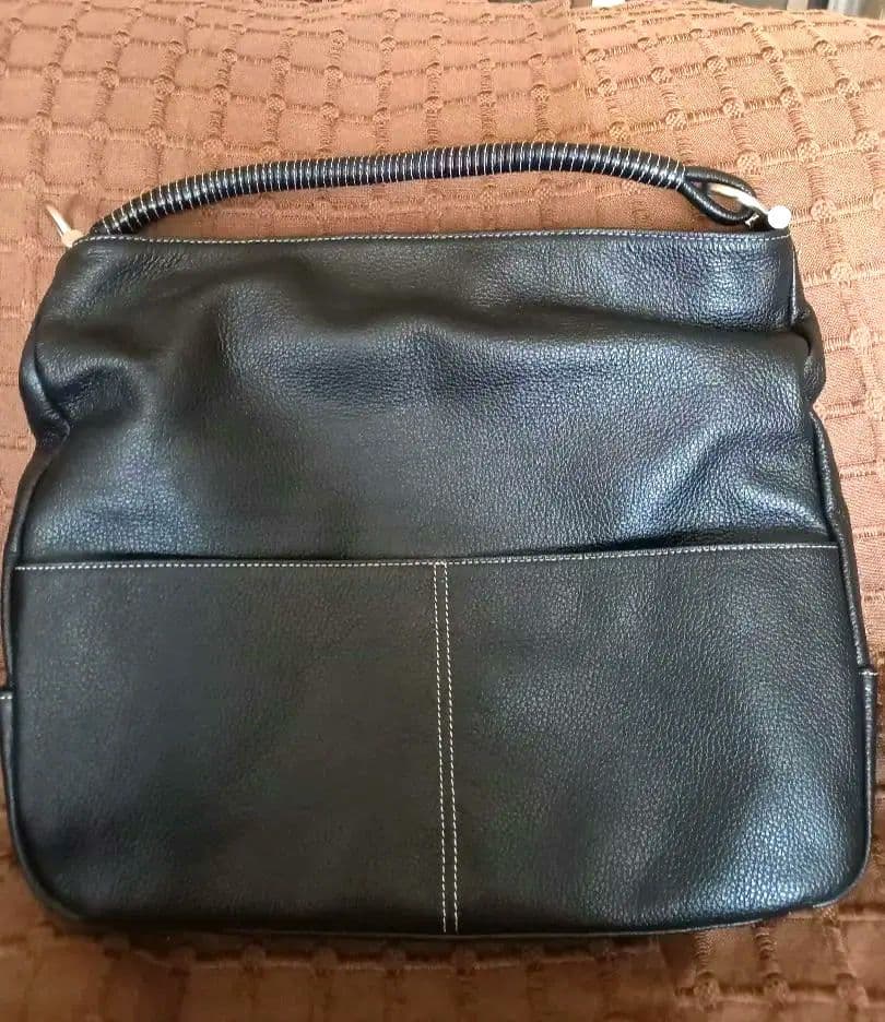 濱野皮革工藝　HAMANO　ショルダーバック　2way　濱野ロール　本革　黒