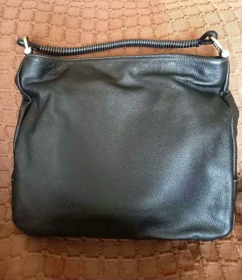 濱野皮革工藝　HAMANO　ショルダーバック　2way　濱野ロール　本革　黒