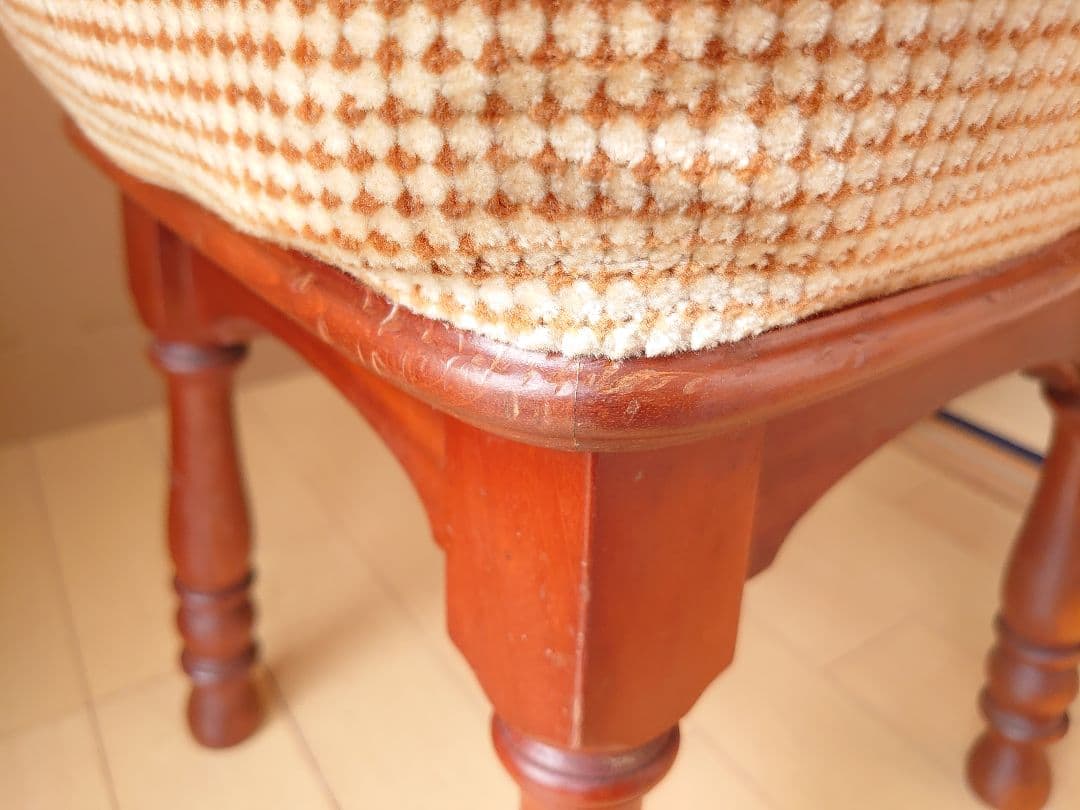 アンティーク 木製椅子 コスメティックチェア ウッドチェア