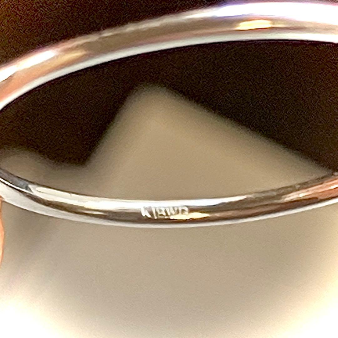 k18WG 白蝶芥子　リング