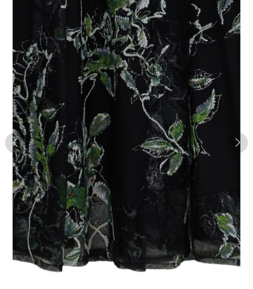 【美品】2WAY WILD ROSE CANVAS ART DRESS　Sサイズ