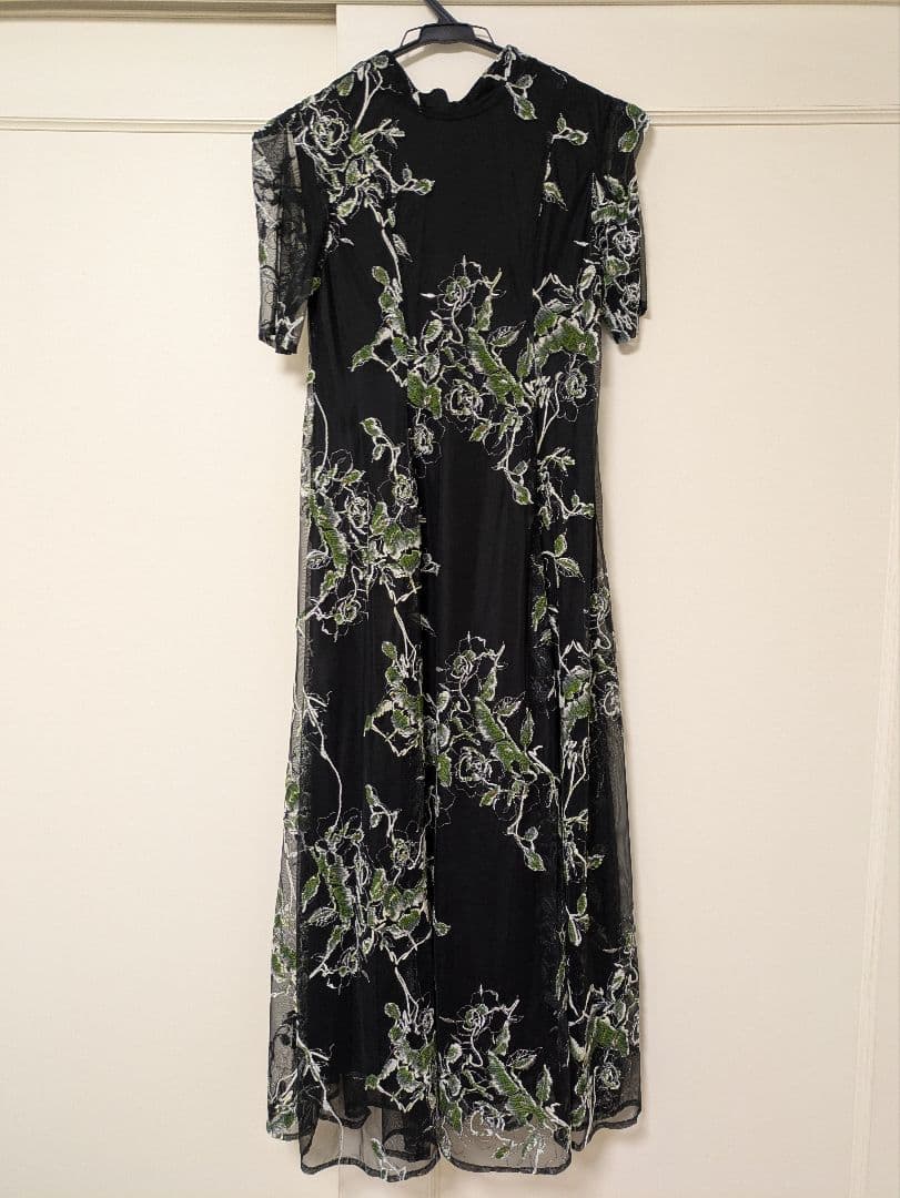 【美品】2WAY WILD ROSE CANVAS ART DRESS　Sサイズ