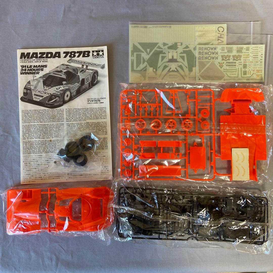 絶版】タミヤ 1/24マツダ787B STUDIO27デカール付き