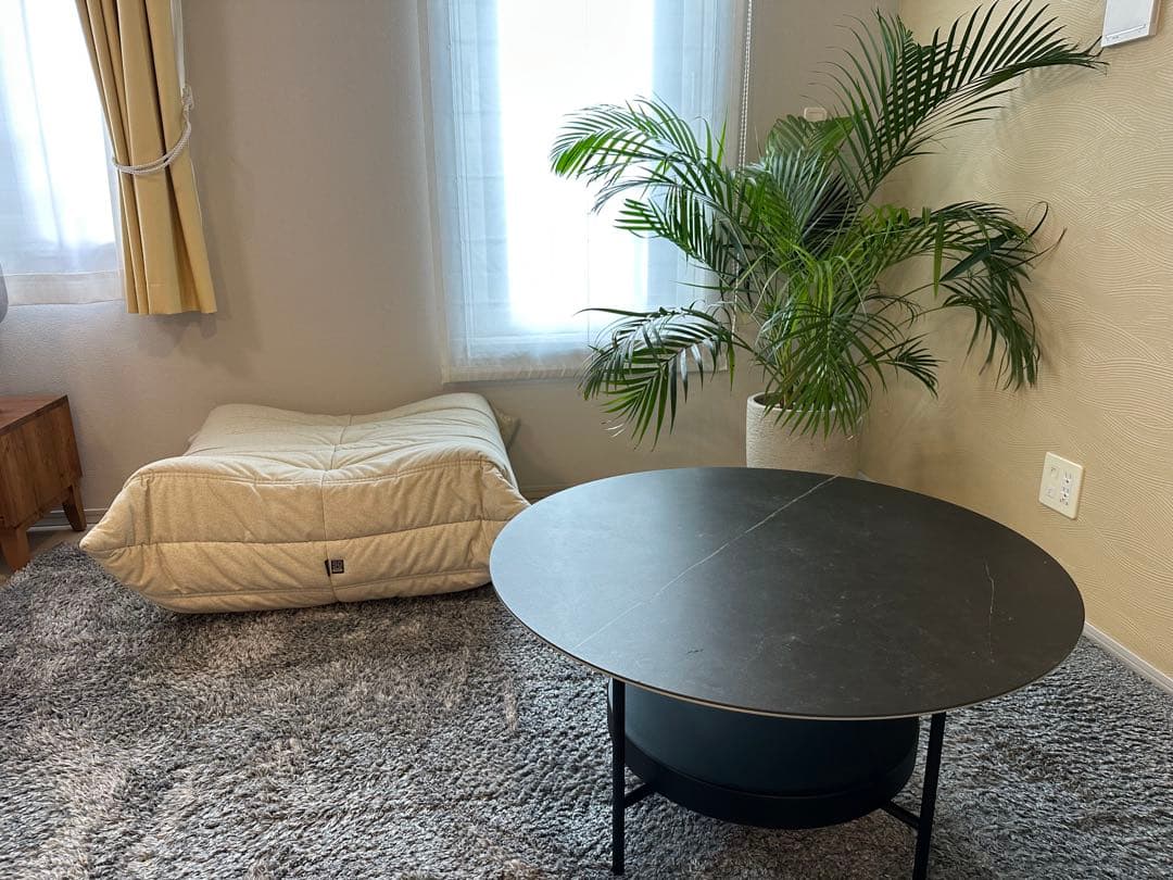 正規品　リーンロゼ　50周年　パフ　オットマン　DENDEN アイボリー