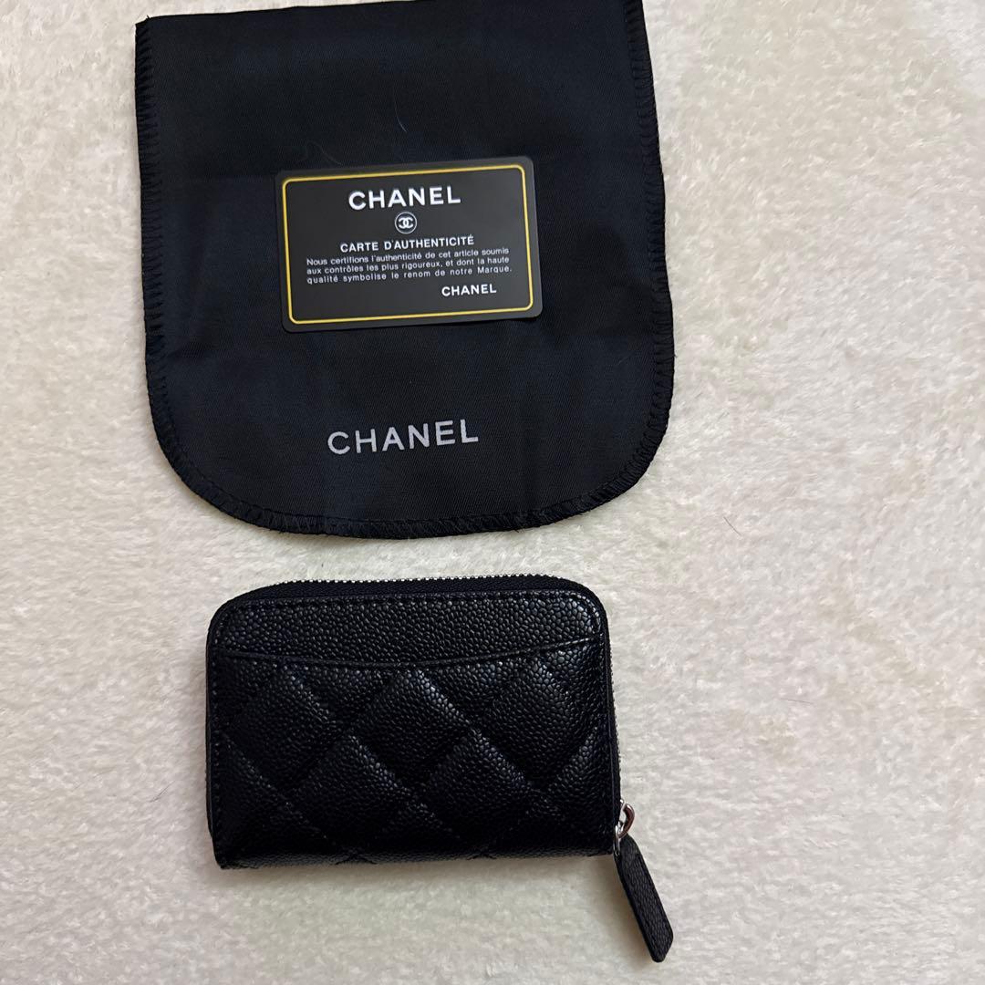 むーさん CHANEL ノベルティブラック キルティング ケース