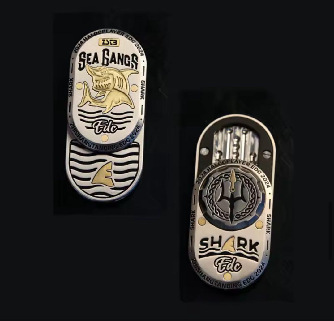 フィジェットトイ　フィジェットスライダー Shark EDC