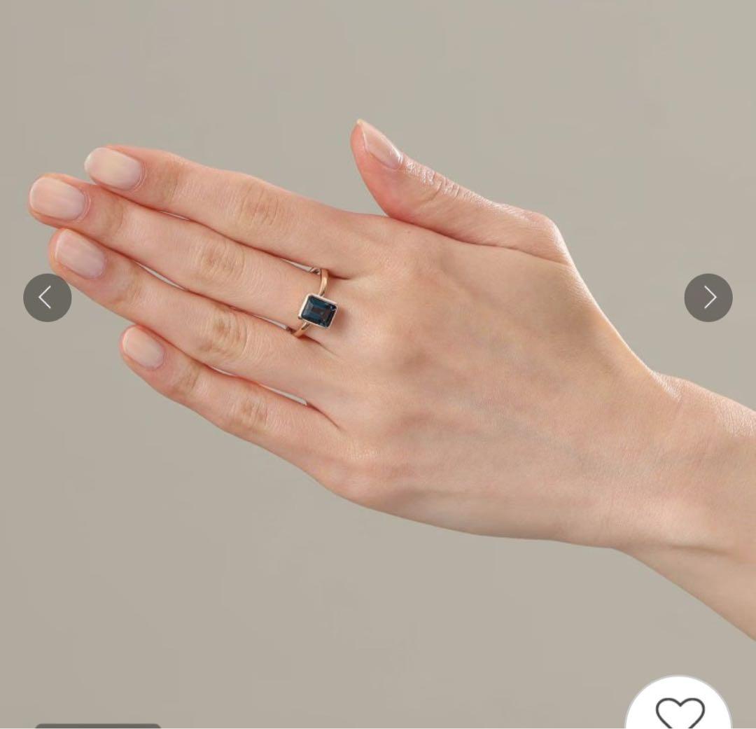 COCOSHNIK ココシュニック　ロンドンブルートパーズ　リング