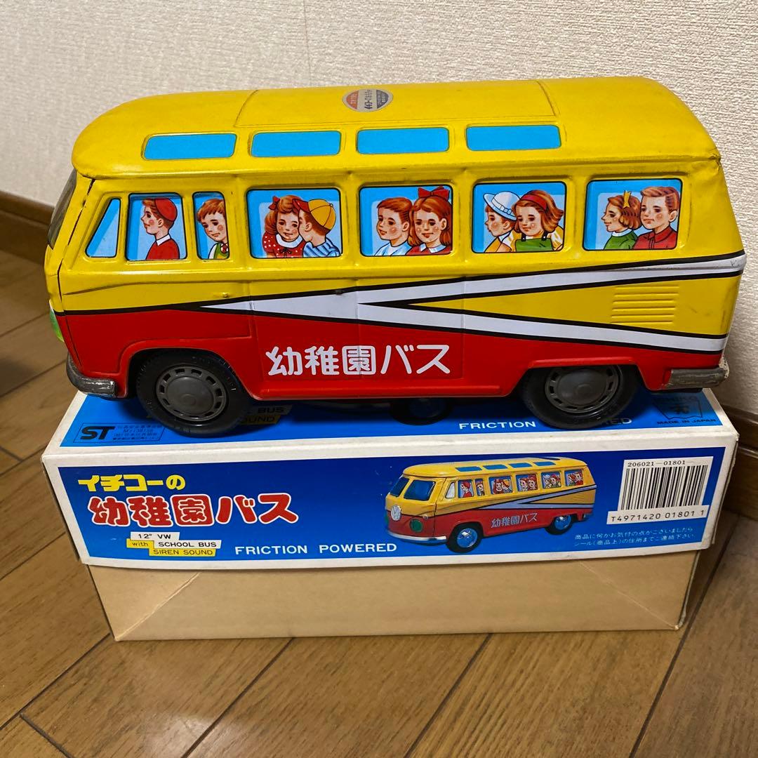 イチコー レトロ玩具 ブリキ ワーゲンバス vw セット