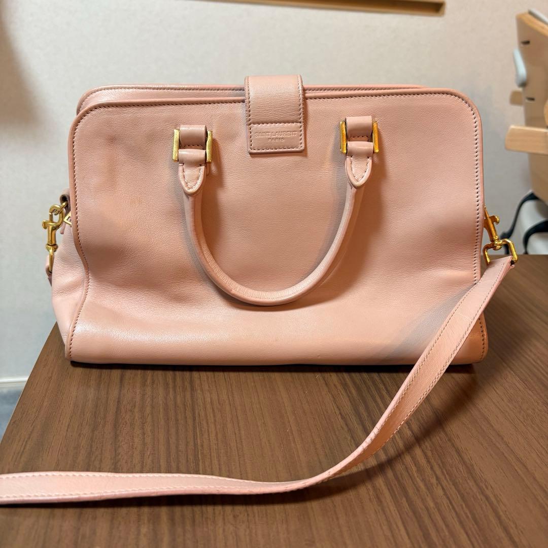 YSL ピンクショルダーバッグ　ハンドバッグ