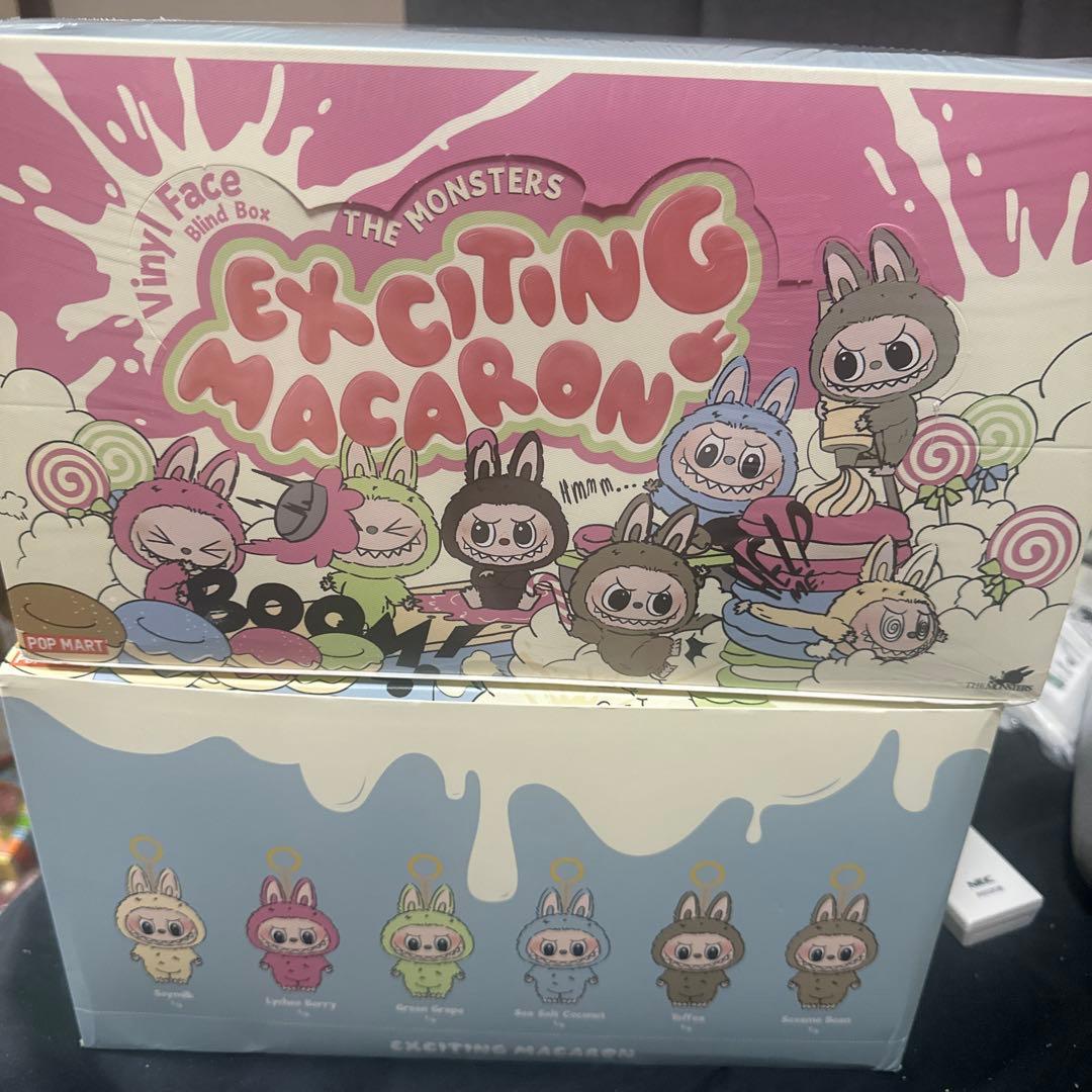 ラブブ　エキサイティングマカロン アソートボックス　2box 安い POPMART LABUBU Exciting Macaron アソートBOX ラブブ マカロン