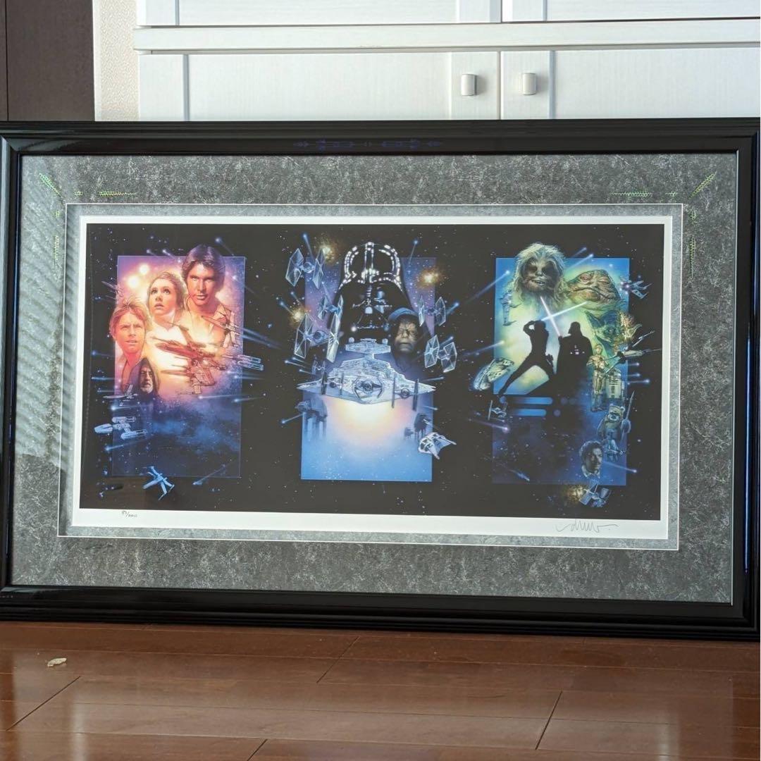 ドゥルー・ストゥルーザン】直筆サイン入版画 スターウォーズ