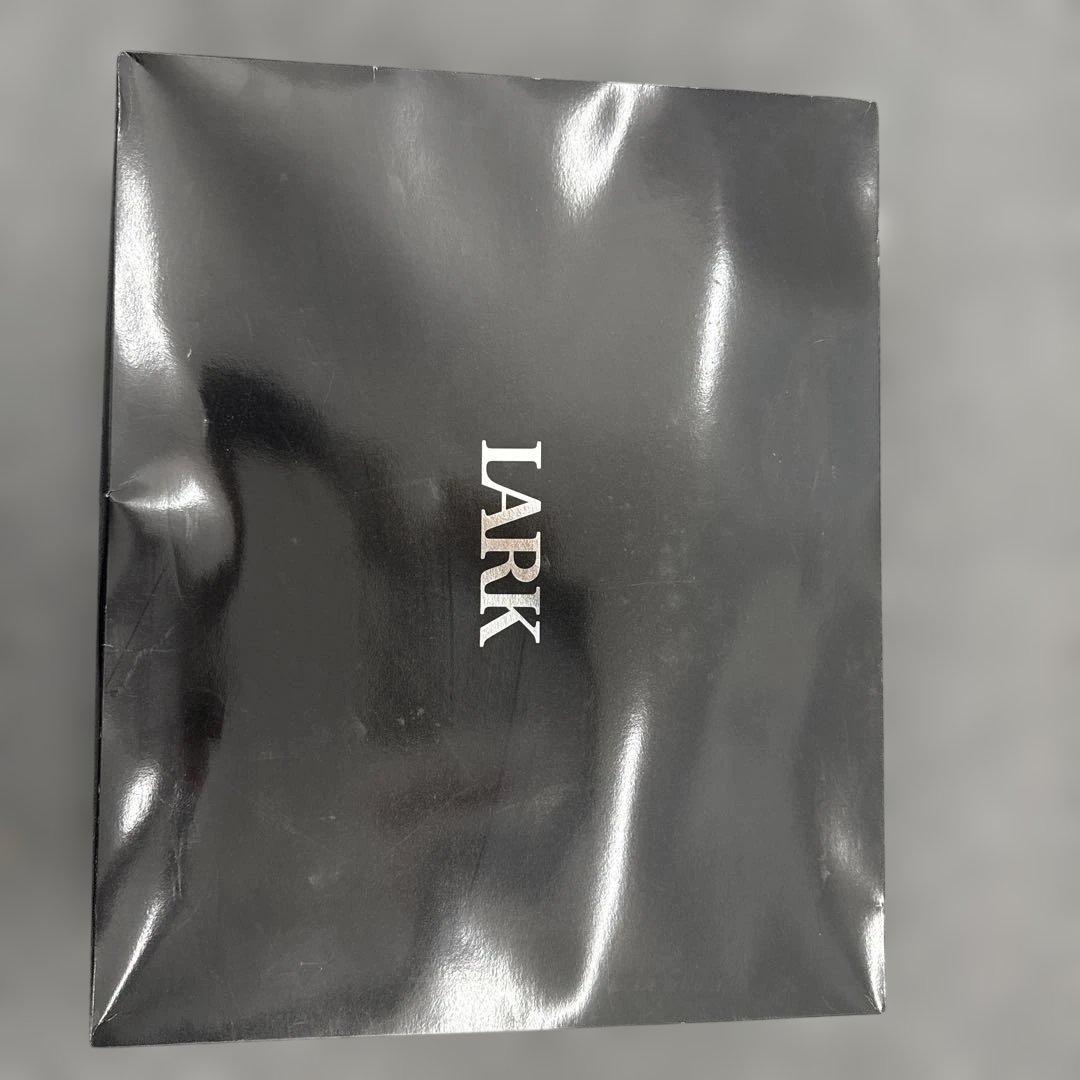 非売品　鍵付き　ラーク　ダレスバッグ　A4収納可　レザー　ブラウン