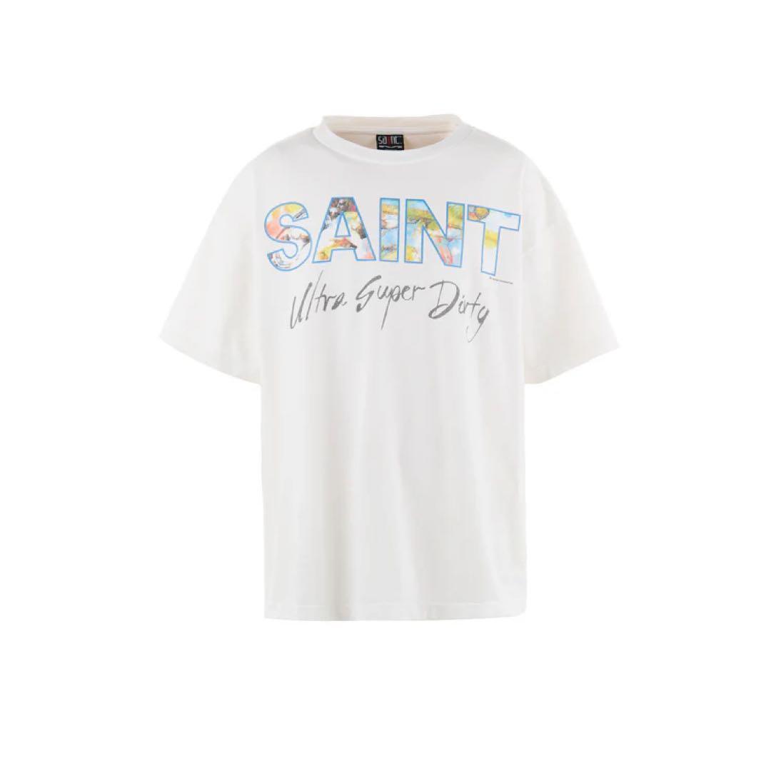 25SS セントマイケル ロゴTシャツ M SAINT Mxxxxxx
