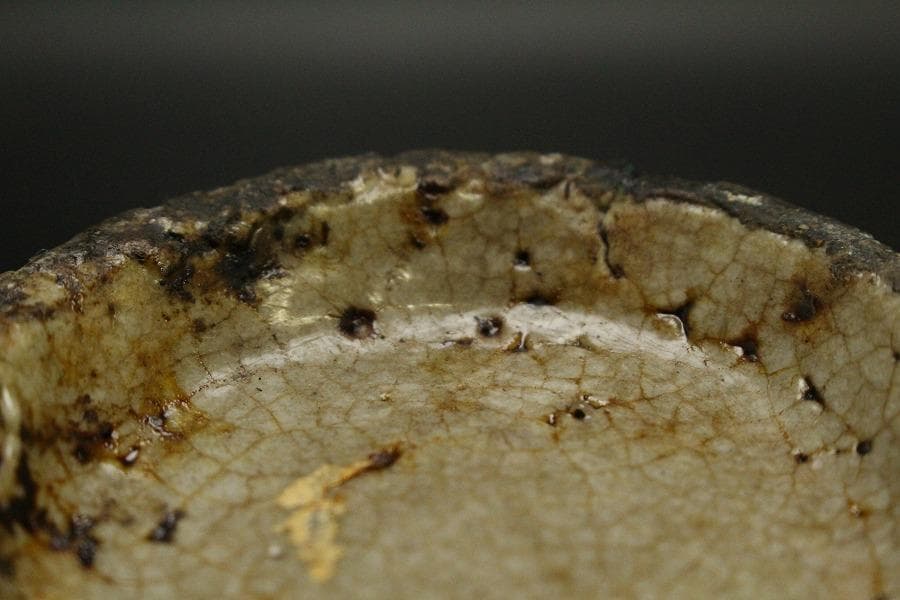 骨董 李朝 白磁 瓶 時代物(A445)