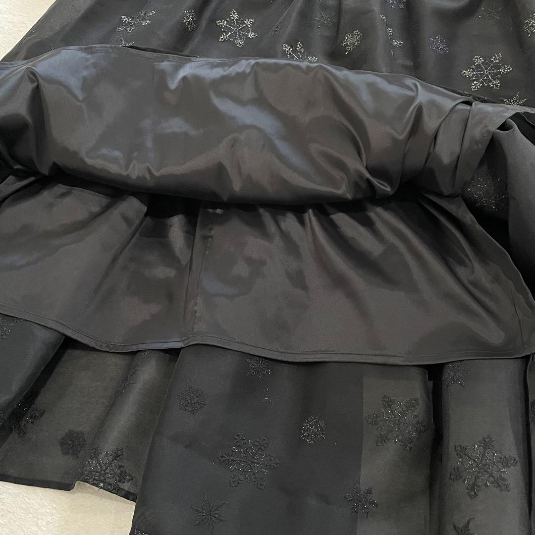 スーツ・フォーマル・ドレス Arobe  Flake Embroidery Tired Dress